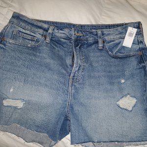 Old navy OG straight jean shorts- size 14